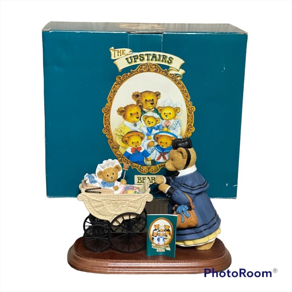 Dept 56 Upstairs Downstairs Bears Nanny & Baby Arthur Off To The Park #2024-9